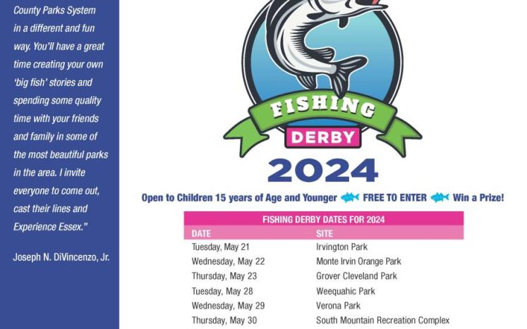 Fishing Derby Flier and Schedule